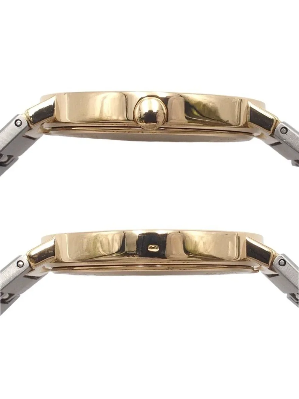 Bvlgari Black 18K Yellow Gold SS Watch Quartz